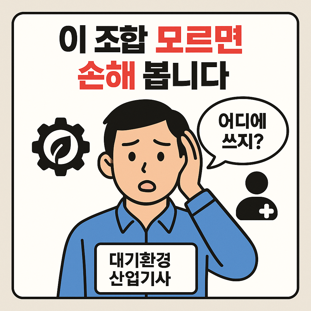 대기환경산업기사 자격증 취업