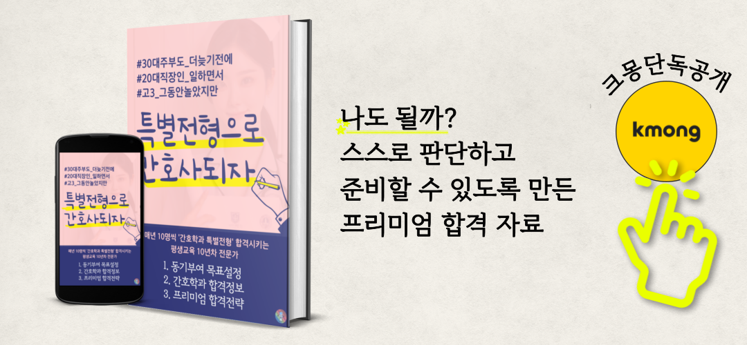 간호학과 특별전형 크몽