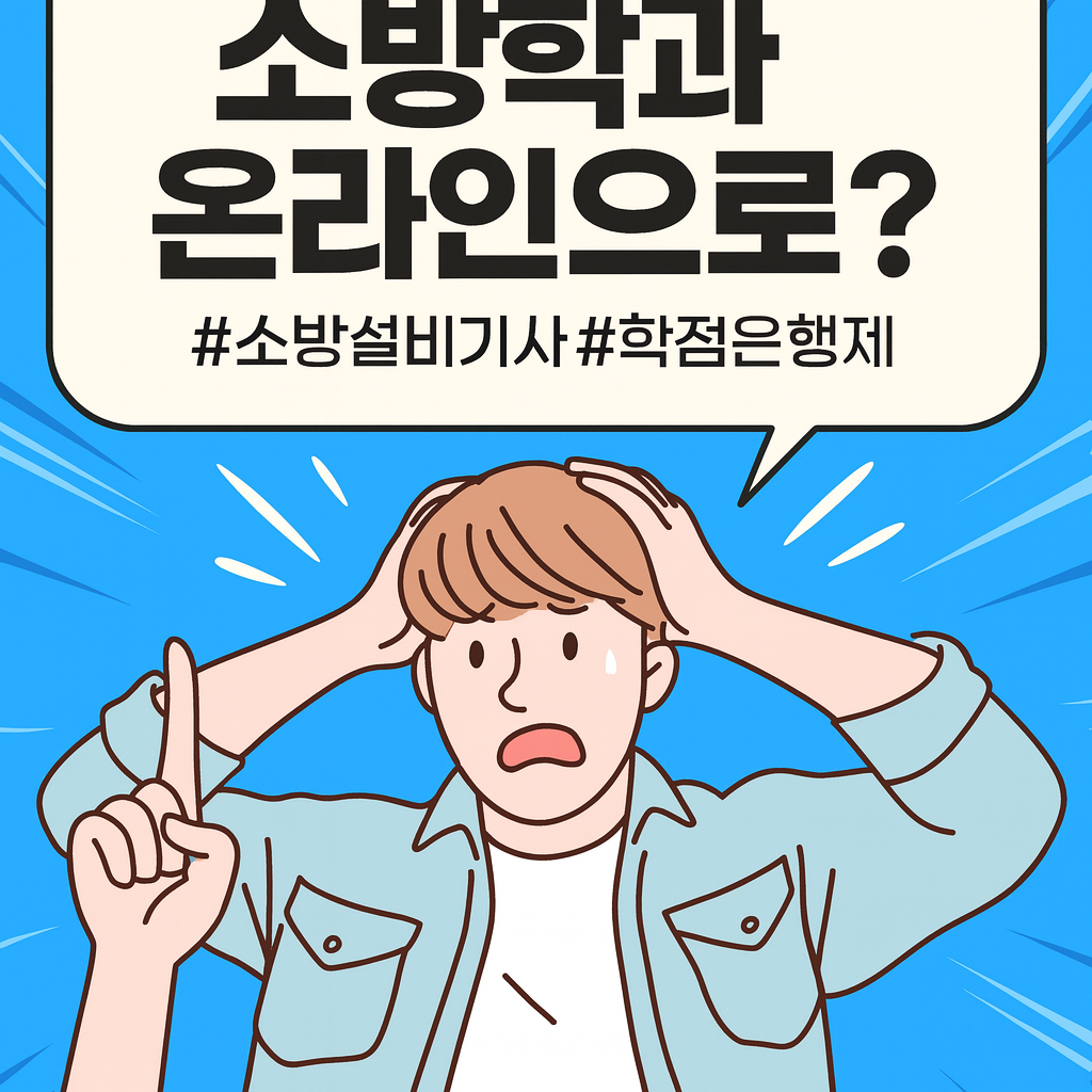 소방설비기사 학점은행제 소방학과 온라인