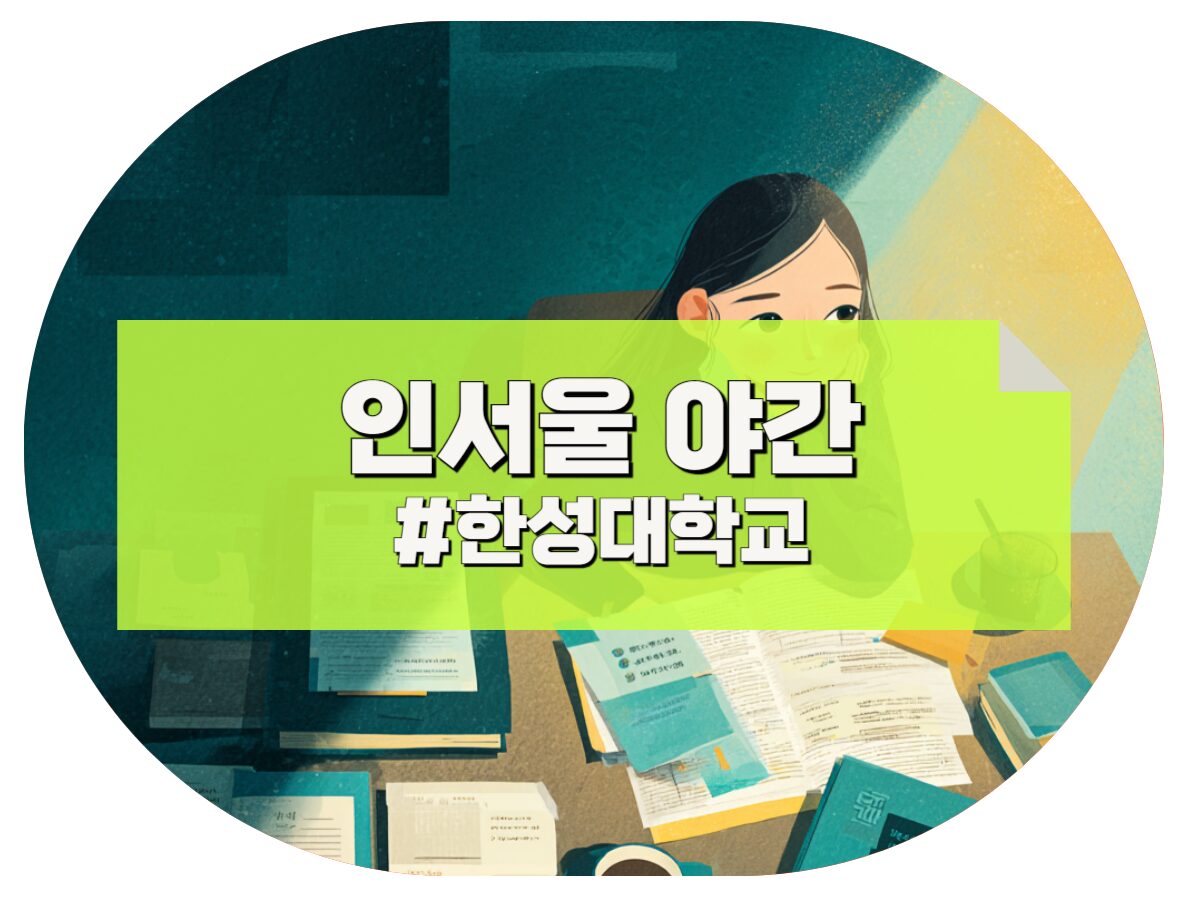 한성대 야간 편입