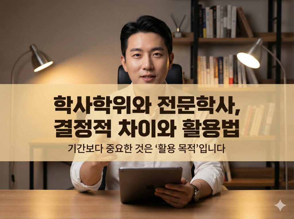 학사 전문학사 차이