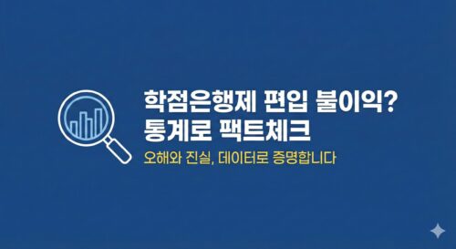 학점은행제 편입 불이익