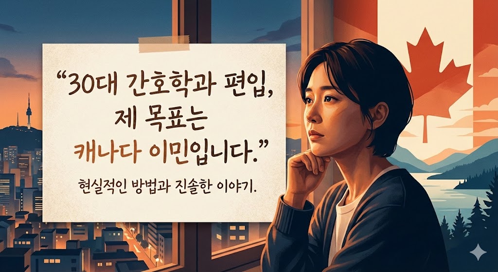 30대 간호학과 편입 이민