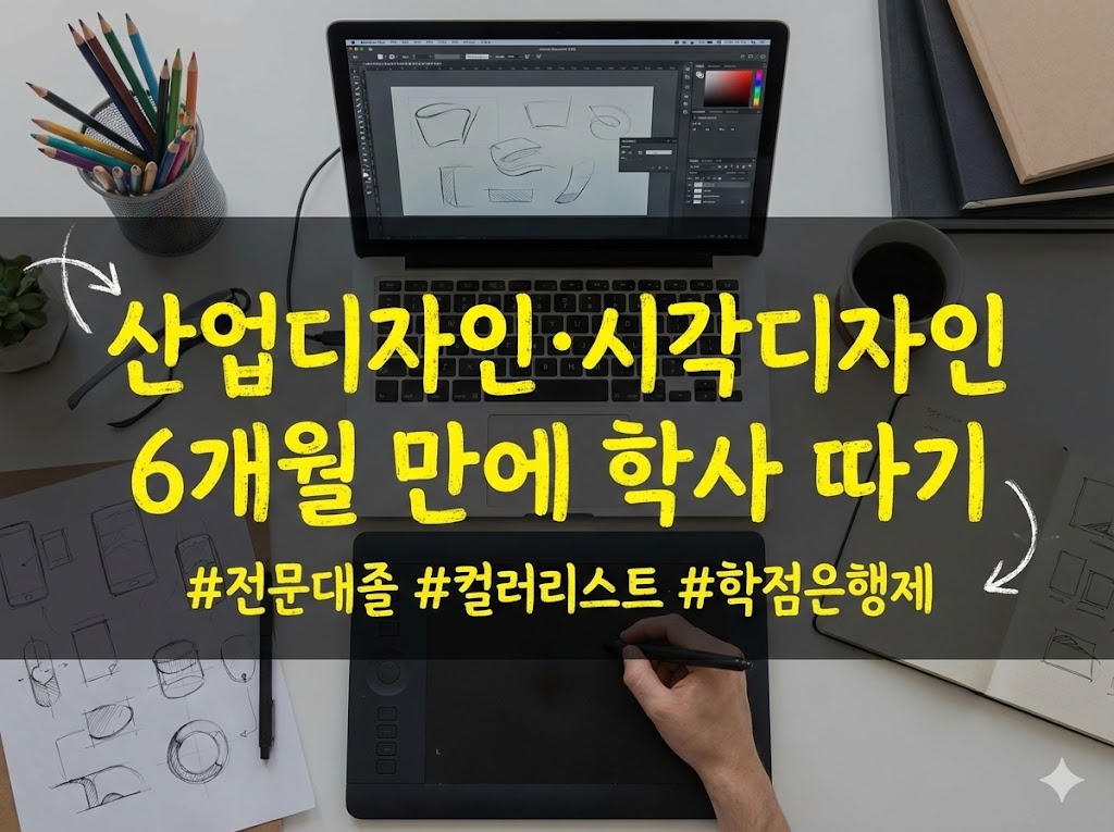 전문대 산업디자인학과 시각디자인학과