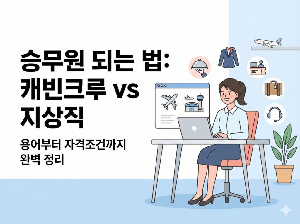 지상직 승무원 되는법