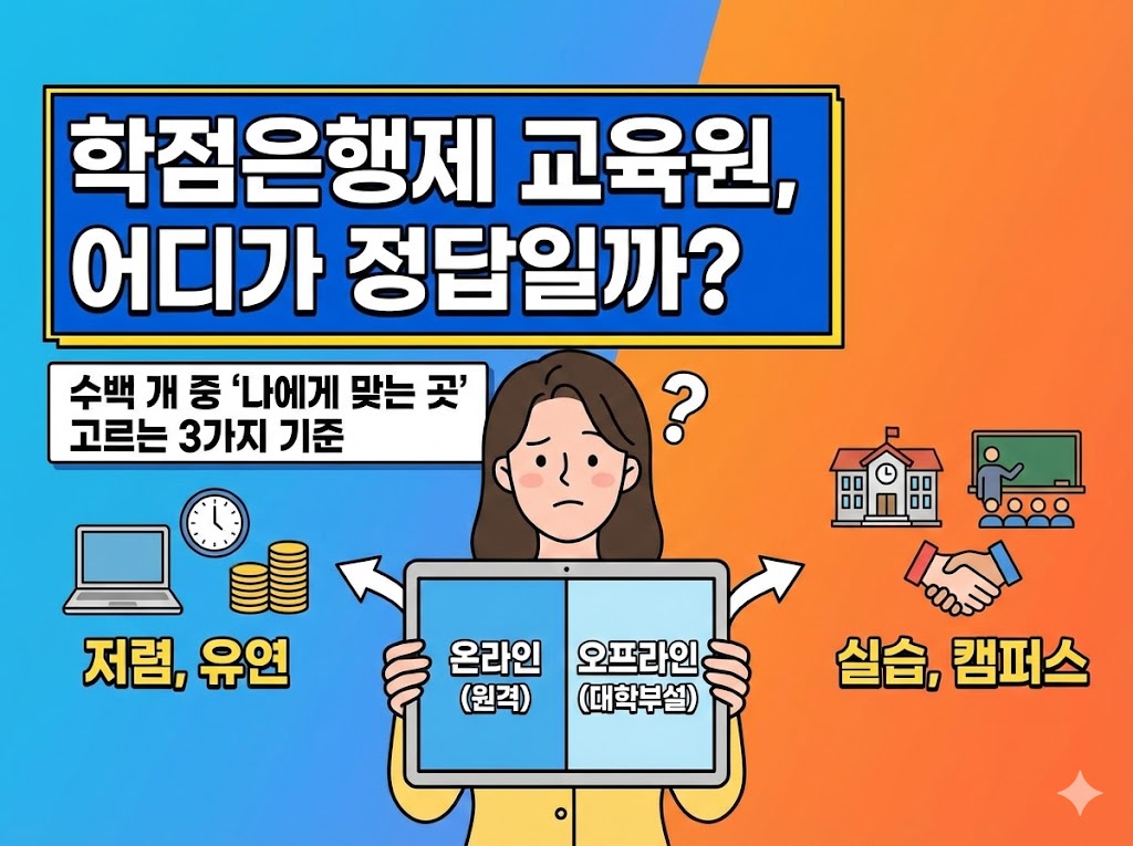 학점은행제 교육원 고르는법