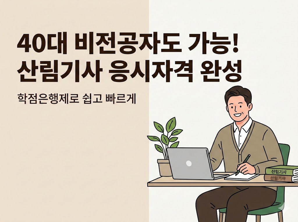 40대 산림기사 응시자격 도전해도 될까?
