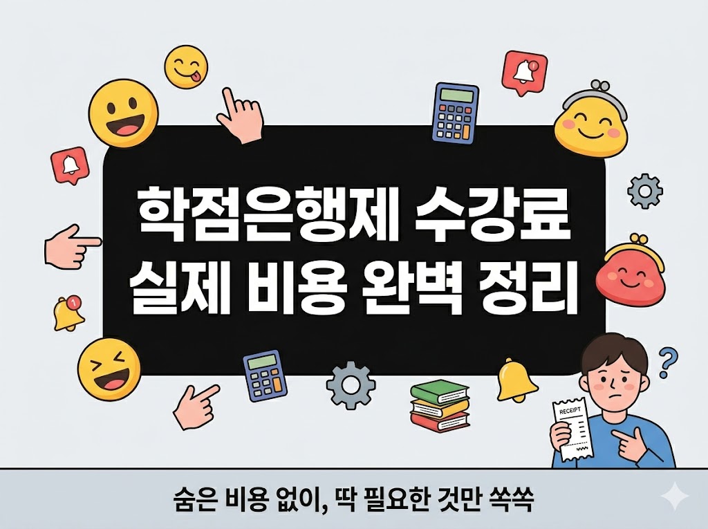 학점은행제 수강료 실제로 얼마나 들어갈까요?