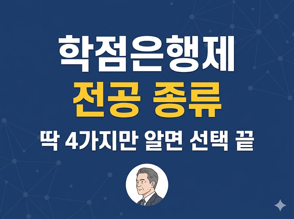 학점은행제 전공 종류