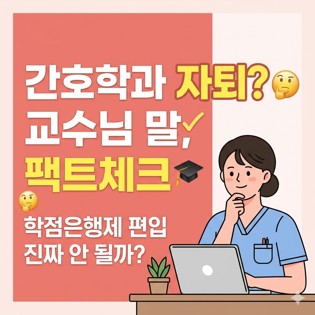 전문대 간호학과 자퇴
