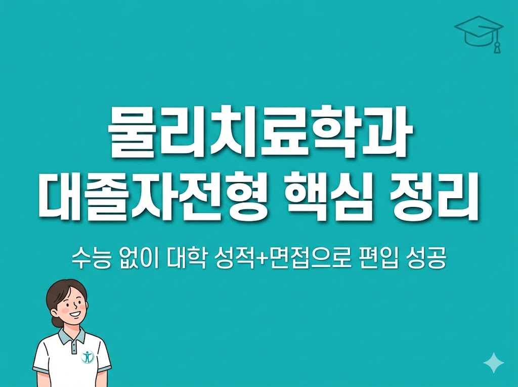 물리치료과 편입