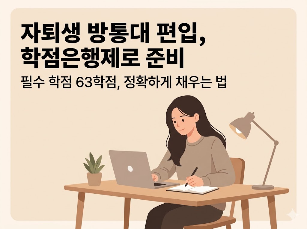 방통대 편입 학점