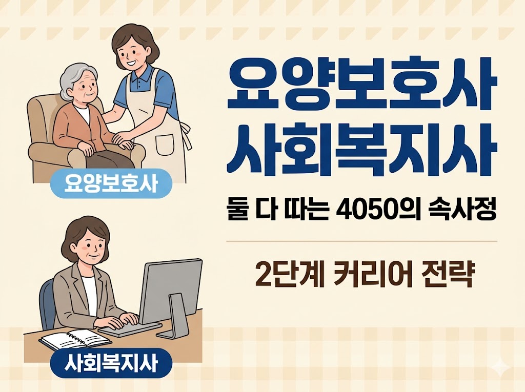 요양보호사 자격증 사회복지사 자격증