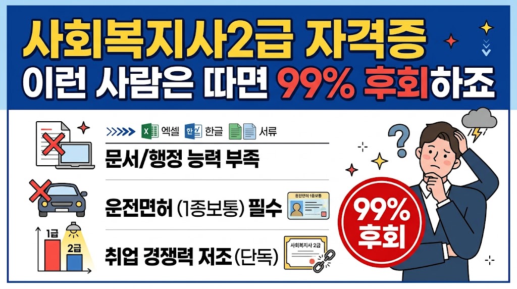 사회복지사2급 후회