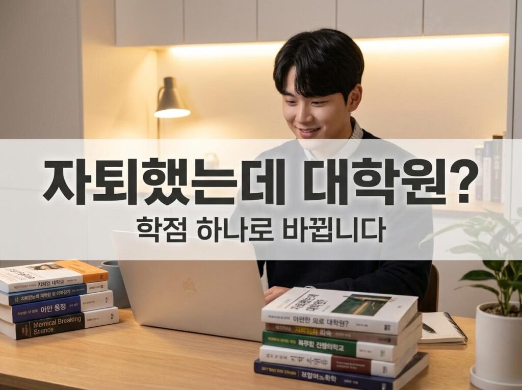 자퇴 후 대학원